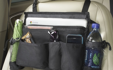 Lebogner Back Seat Trunk Organizer Adjustable Strap Auto Trunk Organizer Backseat Hanging Storage Organizer 5 Pocket Space Saving Car Organizer Multipurpose Cargo Accessories Under Seat Organizer