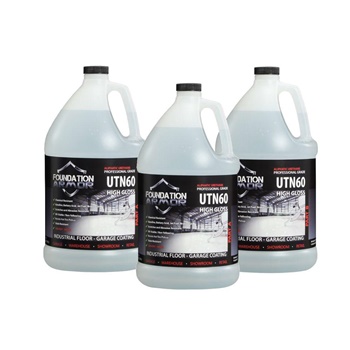 UTN60 Clear High Gloss Aliphatic Urethane Concrete and Garage Floor Coating