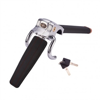 Blueshyhall Black Steering Wheel Lock with Safety Hammer