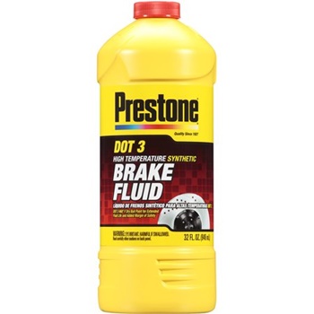 Prestone 32 Ounce AS401 DOT 3 Synthetic Brake Fluid-32 oz