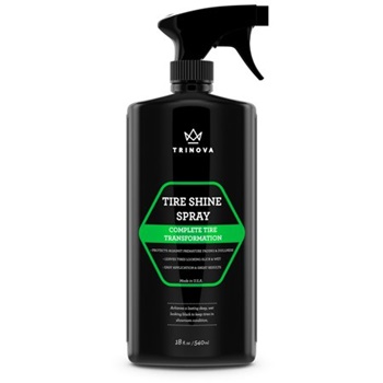 TriNova Tire Shine Spray No Wipe 18 Oz