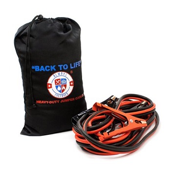 Always Prepared 20 ft 4 Gauge Jumper Cables with Carry Bag