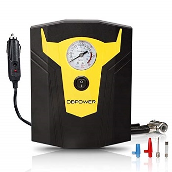 DBPOWER 12V DC Portable Electric Auto Tire Inflator with Gauge