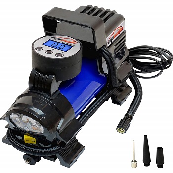 EPAuto 12V DC Portable Air Compressor Digital Tire Inflator