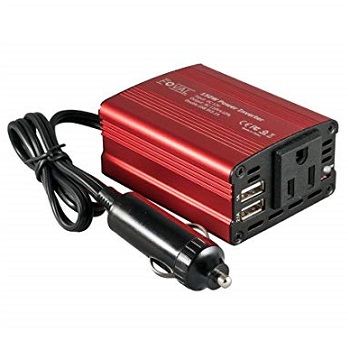 Foval 150W Car Power Inverter DC 12V to 110V