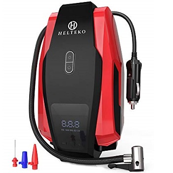 Helteko Portable Air Compressor Pump Digital Tire Inflator