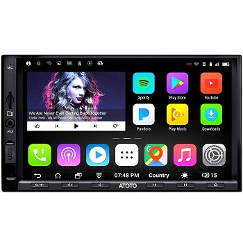 ATOTO A6 Double Din Car Navigation Stereo with Bluetooth