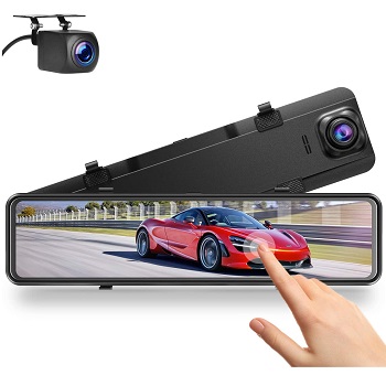 Campark 2.5K Mirror Dash Cam