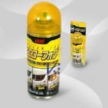 Yellow Lens Spray Paint for Car Headlights, Tail Lights